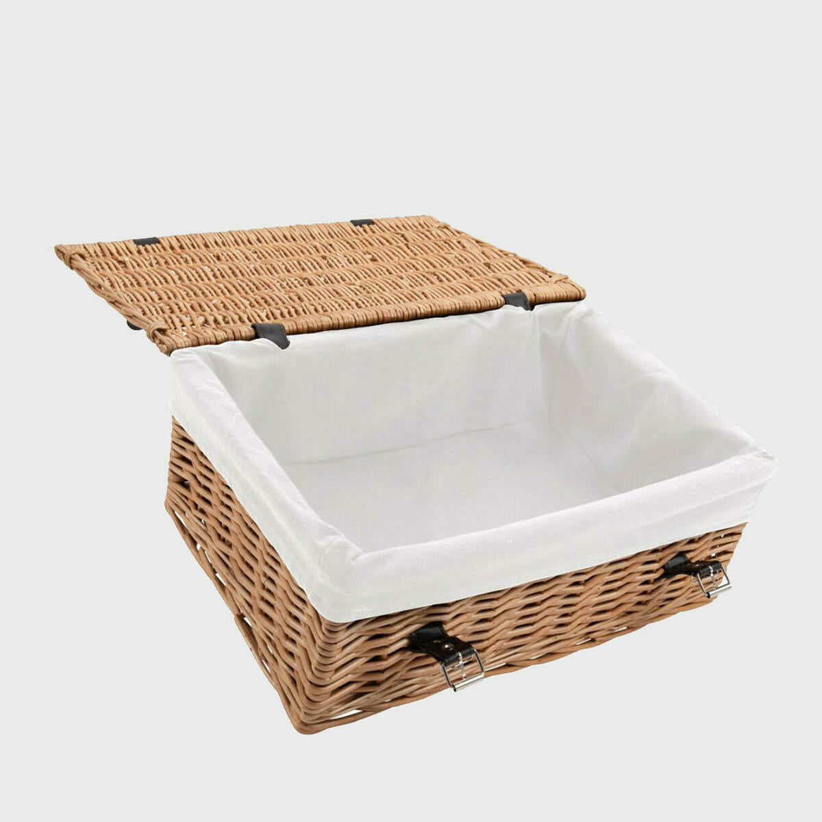 20 Inch Wicker Hamper with White Cotton Liner (pk 1)  WK20WL