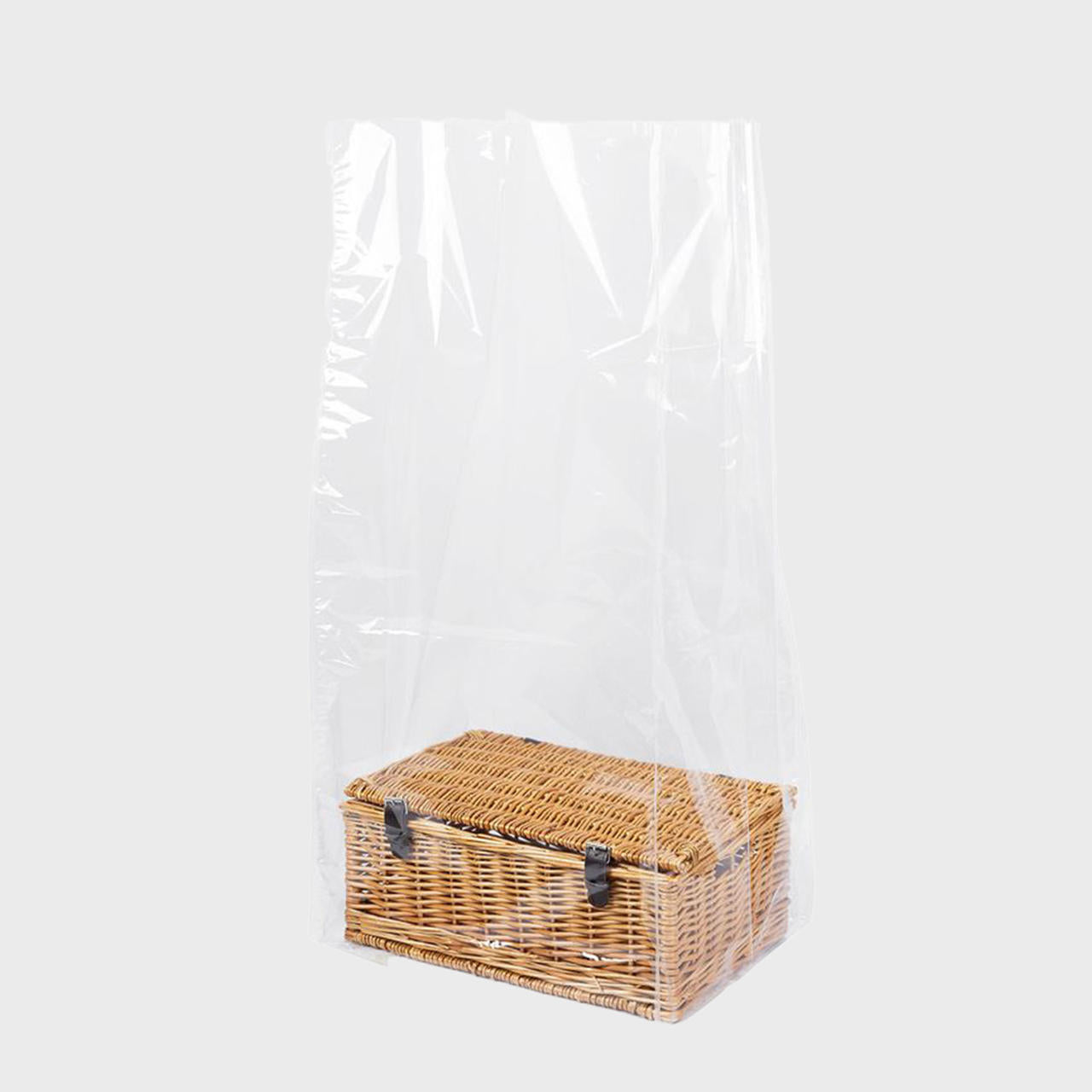 Large Cellophane Hamper Basket Bag With Gusset pk 25 WSBBVL